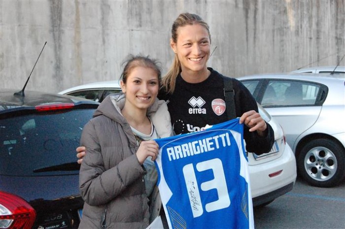 Erika con Valentina Arrighetti